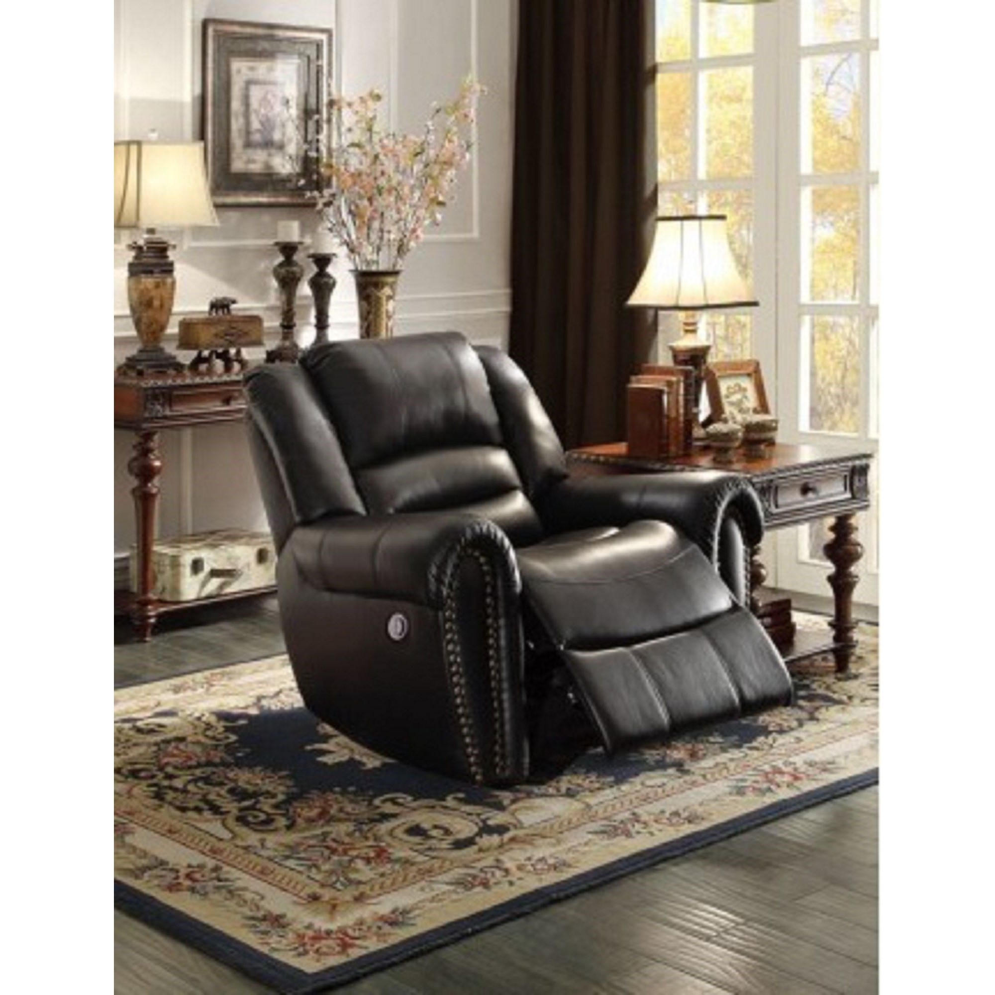 Homelegance Center Hill Traditional Gliding Power Recliner with